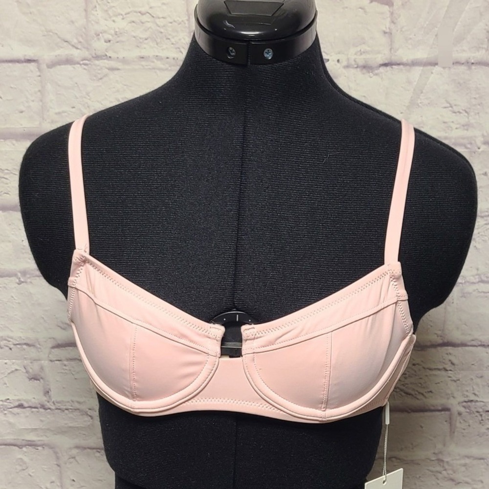 Solid & Striped Harley Bikini‎ Top Carnation Pink Underwire XS